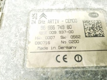 9666674980 RADAR 1.6 HDI 80 2010 PEUGEOT 3008