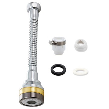 Elastyczna przedłużka do kranu 360° z uniwersalnym kranem 17,6 cm
