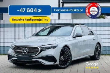 Mercedes Klasa E W214 Sedan 2.0 220d 197KM 2026 Mercedes-Benz Klasa E E220d Duzy rabat Polski salon Dowolna konfiguracja