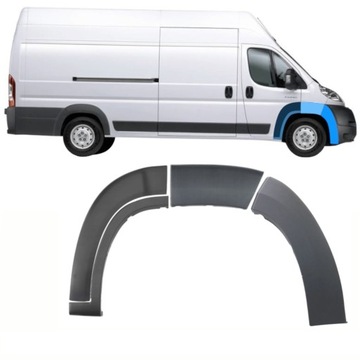 Listwy komplet przód max Ducato Boxer Jumper 2006-
