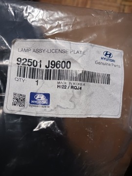 92501 J9600 SVAZEK LAMPY OSVĚTLENÍ TABULKY KONA