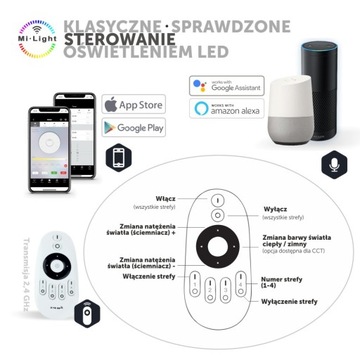 8x LedBruk Świecąca Kostka Brukowa LED Creativ CCT