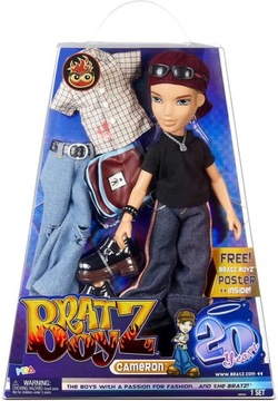 CAMERON BOYZ BRATZ BOY DOLL 2 НАРЯДЫ + АКСЕССУАРЫ