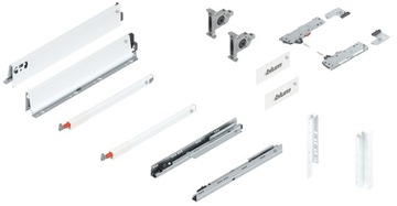 BLUM TIP-ON ANTARO TANDEMBOX L-400 WYSOKA D BIAŁA