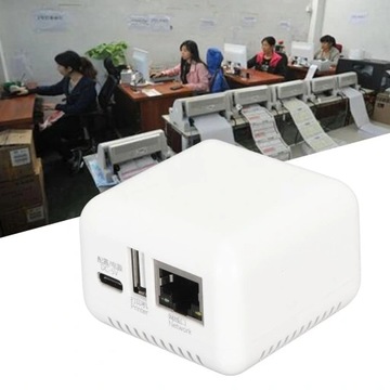 USB 2.0 PORT FAST MINI PRINT SERVER 100-240 V
