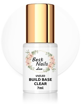 BEST NAILS LUX BUILD BASE CLEAR UV/LED BUDUJĄCA BAZA HYBRYDOWA 7ML