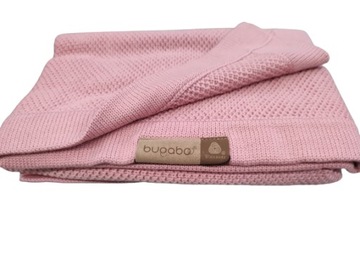 Kocyk wełniany BUGABOO SOFT PINK MULTI