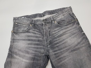 G-STAR 5650 3D Relaxed Tapered szare jeansy baggy slim 36/36 pas 103