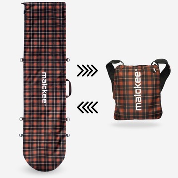 Pokrowiec na deskę snowboardową torba etui plecak na buty 2w1