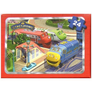STACYJKOWO MINI PUZZLE 24 elementy