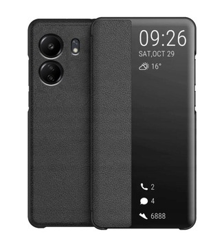 Etui do Xiaomi Redmi 13C /POCO M6 5G /POCO C65, SMART VIEW LEATHER CASE