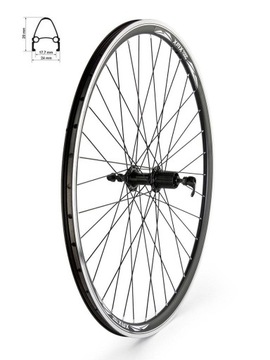 КОЛЕСО 28 АЛЮМИНИЕВАЯ ЗАДНЯЯ КАССЕТА 8-9 ГЛАВНЫЙ ПОДШИПНИК