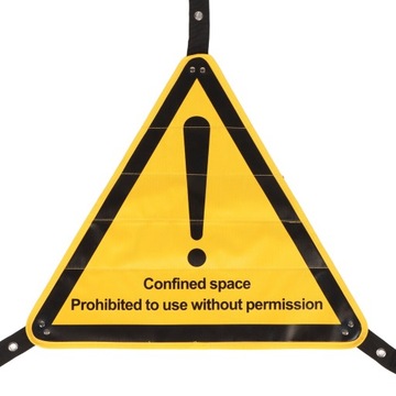 ТАБЛИЧКА ЗНАК «ВНИМАНИЕ ОПАСНОЙ ЗОНЫ»