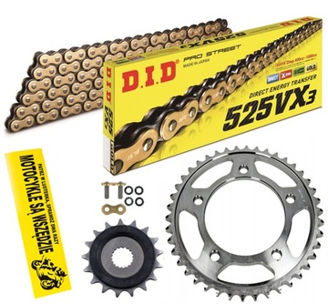 ZESTAW NAPĘD-OWY DID TŁUMIK DRGAŃ HONDA CB 600 F HORNET 07-13 CBR 600 F 11-