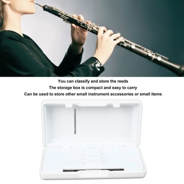 Портативная коробка для хранения гобоя с держателем Reed Case Holder