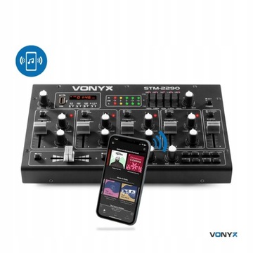 Mixer STM2290 SD USB mp3 Bluetooth для DJ