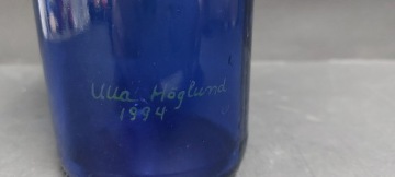 Улла Хоглунд Старая Кобальтовая Бутылка 1994 г.