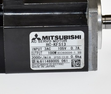 HC-KFS13 Серводвигатель MITSUBISHI мощностью 100 Вт.