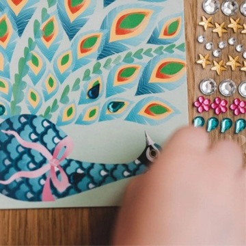 Janod Набор торчащих фианитов Красивые птицы