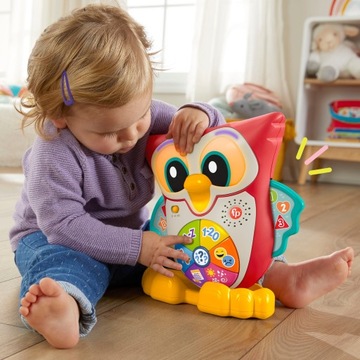 FISHER PRICE LINKIMALS interaktywna SOWA edukacyjn