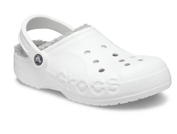 CROCS 205969 KLAPKI BIAŁE Z OCIEPLENIEM 36-37 ŻGB