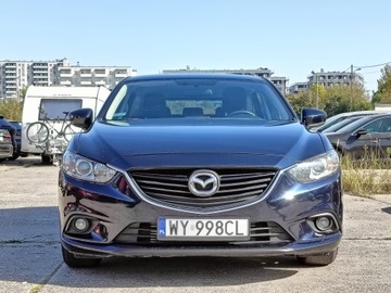 Mazda 6 III Kombi Facelifting 2.2 SKYACTIV-D I-ELOOP 150KM 2016 MAZDA 6 kombi 2.2 D 150 KM Automat, Hak, Nawigacja, 2x Klucz, Rej 2017, zdjęcie 1