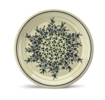 TALERZ obiadowy płytki ceramiczny BOLESŁAWIEC 25cm