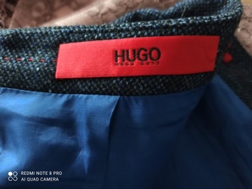 HUGO BOSS SPÓDNICA wełna jedwab 34