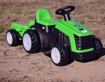 АККУМУЛЯТОРНЫЙ ТРАКТОР С ПРИЦЕПОМ/TR1908T, ЗЕЛЕНЫЙ