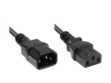 IEC250V C13 - C14 Удлинительный кабель питания 5 м