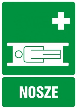Nosze znak PCV 21x29,7
