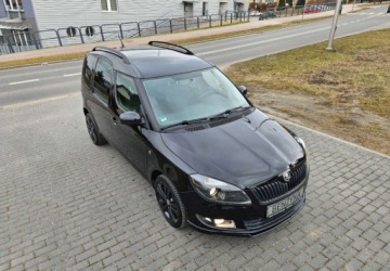Skoda Roomster Mikrovan Facelifting 1.2 TSI 85KM 2014 Skoda Roomster Noire Black Edition Czujniki Parkowania Grzane Fotele 1.2, zdjęcie 26