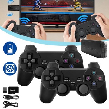 2.4G BEZPRZEWODOWA KONSOLA DO GIER HDMI DO TV/ PC KONSOLA DO GIER WIDEO 64G