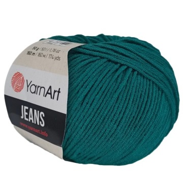 Пряжа YARNART JEANS 63 бирюзовый