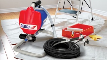 ГЕНЕРАТОР ДЛЯ ПОКРАСКИ гидродинамический DEDRA для стен, потолков, 2 насадки Спец.