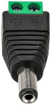 Набор разъемов постоянного тока, штекер постоянного тока 2,1 x 5,5 мм ДЛЯ светодиодов