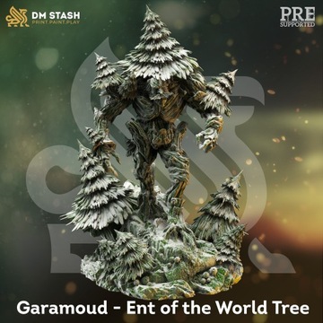 ОТЛИЧНАЯ фигурка Garamoud Forest Monster 12k + база для ролевой игры DND D&D с 3D-печатью