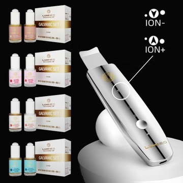 Кавитационный пилинг LUMINEO 5в1 LED Ионтофорез Ems Сонофорез + лифтинг-тоник