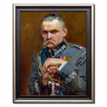 Obraz portret MARSZAŁEK JÓZEF PIŁSUDSKI + ramka