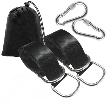 крепление к качелям, гамаку, стулу, тросы, ленты, черные ремни, 2 шт.