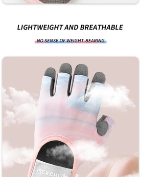Женские спортивные перчатки для занятий йогой, противоскользящие и амортизирующие полупальцы.