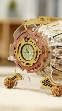 Деревянная модель Robotime 3D-календарь-головоломка