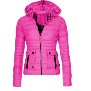 Women Winter Coat Warm Hooded Casual Short Padded