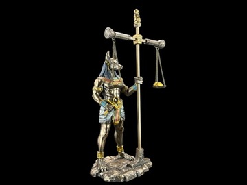 Статуэтка Скульптура Статуя бронза АНУБИС ДЕРЖИТ ВЕС VERONESE WU77966A4