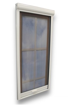 Рулонная москитная сетка белого цвета 60x90 на заказ