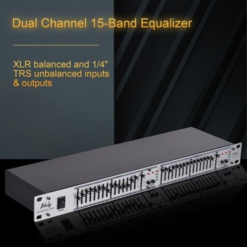 Btuty EQ-215 Двухканальный 15-полосный эквалайзер 1U