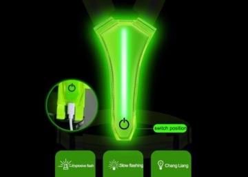 СВЕТООТРАЖАЮЩИЙ ЖИЛЕТ ДЛЯ БЕГОВОГО ВЕЛОСИПЕДА Двойной 2x USB-КАРМАНА С LED-подсветкой