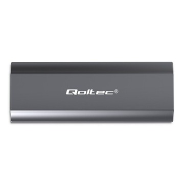 Qoltec Solidna Obudowa kieszeń NV2271 na dysk M.2 SSD SATA NVMe USB-C 2TB
