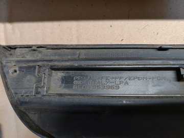 4X LIŠTA SPODNÍ DVEŘE PŘEDNÍ + ZADNÍ AUDI A4 B6 B7 S-LINE SLINE BARVA LY7G