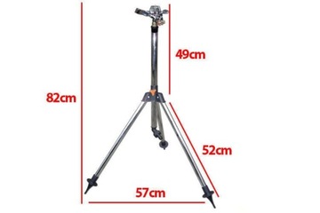 ZRASZACZ OGRODOWY OBROTOWY NA STATYWIE PULSACYJNY DO OGRODU TRAWNIK POLOWY